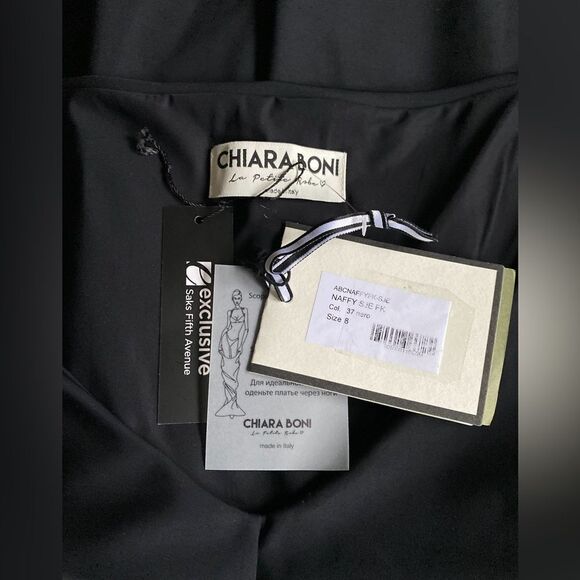 Chiara Boni La Petite Robe Naffy V-Neck Fit-&-Flare Dress size 8 - Picture 11 of 12